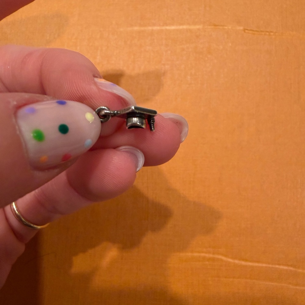 Graduation Cap Pandora Charm - Picture 2 of 2